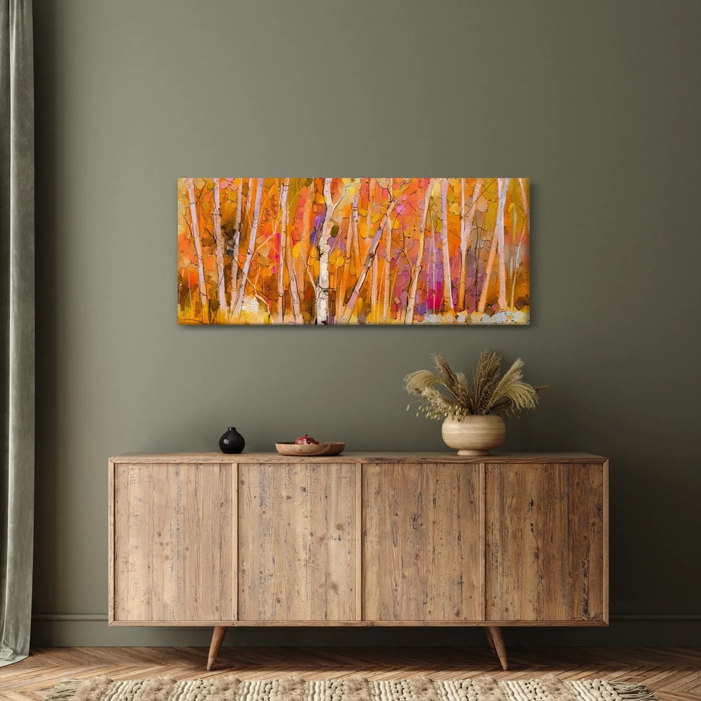 Tablou - Pădurea toamna (120x50 cm)