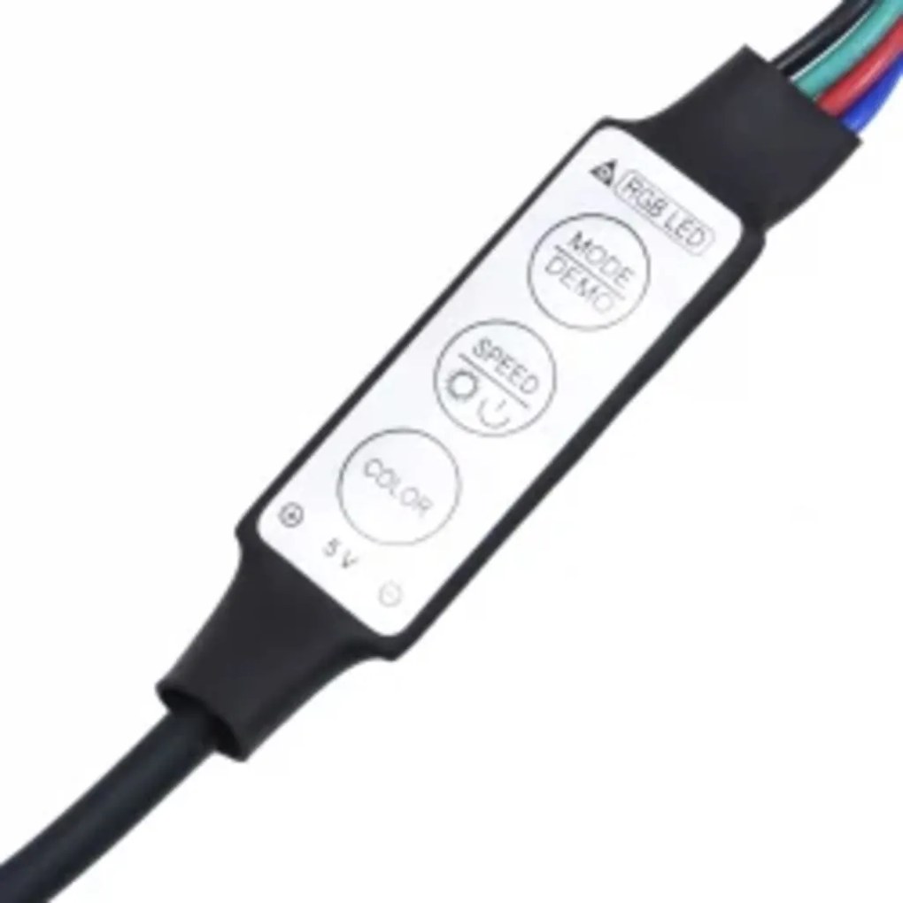 Comode TV cu lumini LED, alb 1, Alb, 260 x 36.5 x 40 cm