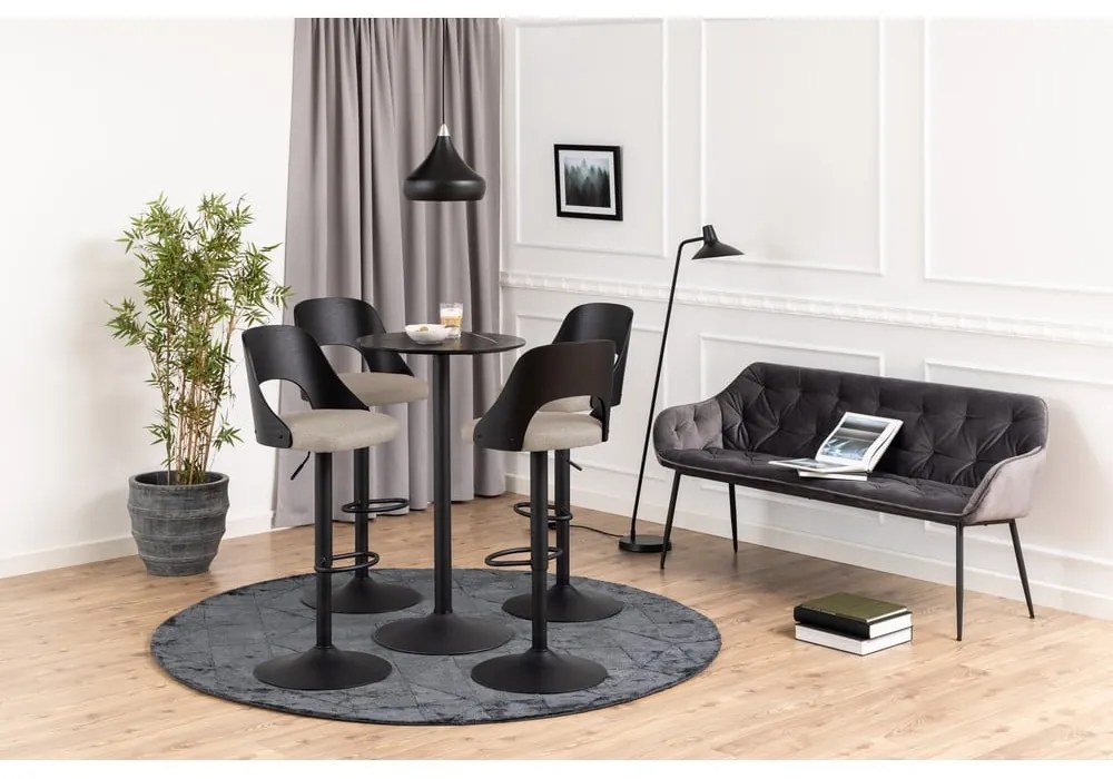 Scaune de bar bej rotative 2 buc. 113 cm Lucy – Actona