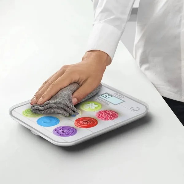 Cântar de bucătărie Tefal OPTISS 2xAAA colorat