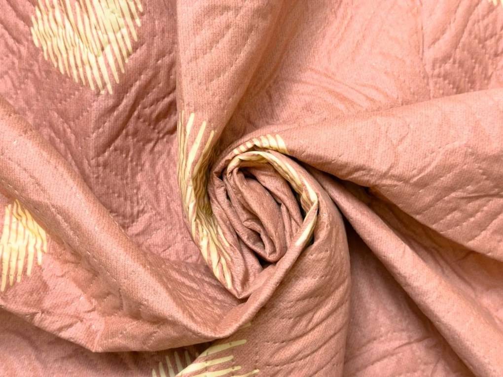 Cuvertura de pat ORANGE HEART, roz Dimensiune: 170 x 210 cm