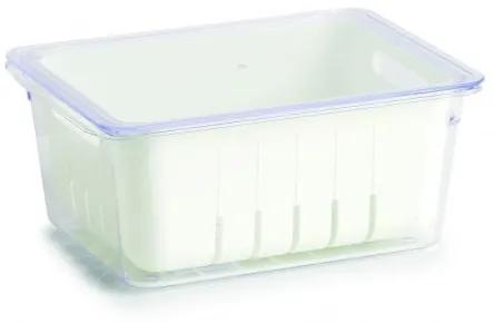 Cutie depozitare pentru frigider, din plastic, Freeze Alb, L22,5xl17,5xH10 cm