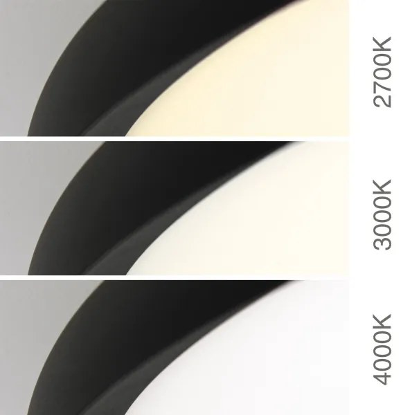 Orion - Plafonieră LED KANT LED/66W/230V 2700/3200/4000K Ø 80 cm neagră