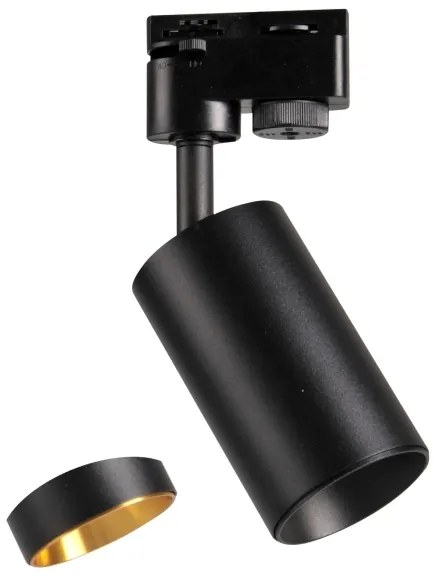 Spot pentru sistem de șină MARIBEL 1xGU10/10W/230V negru