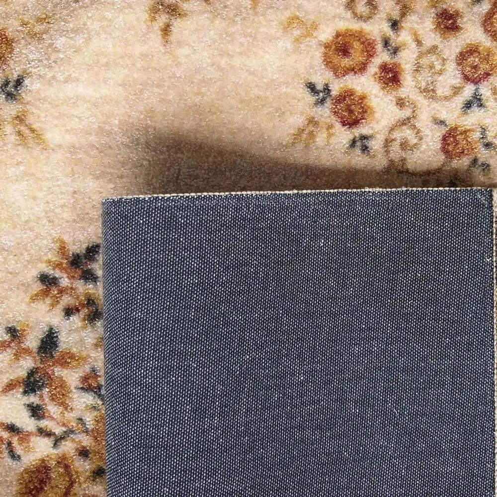 Covor original vintage crem-maro pentru sufragerie Lăţime: 160 cm | Lungime: 220 cm