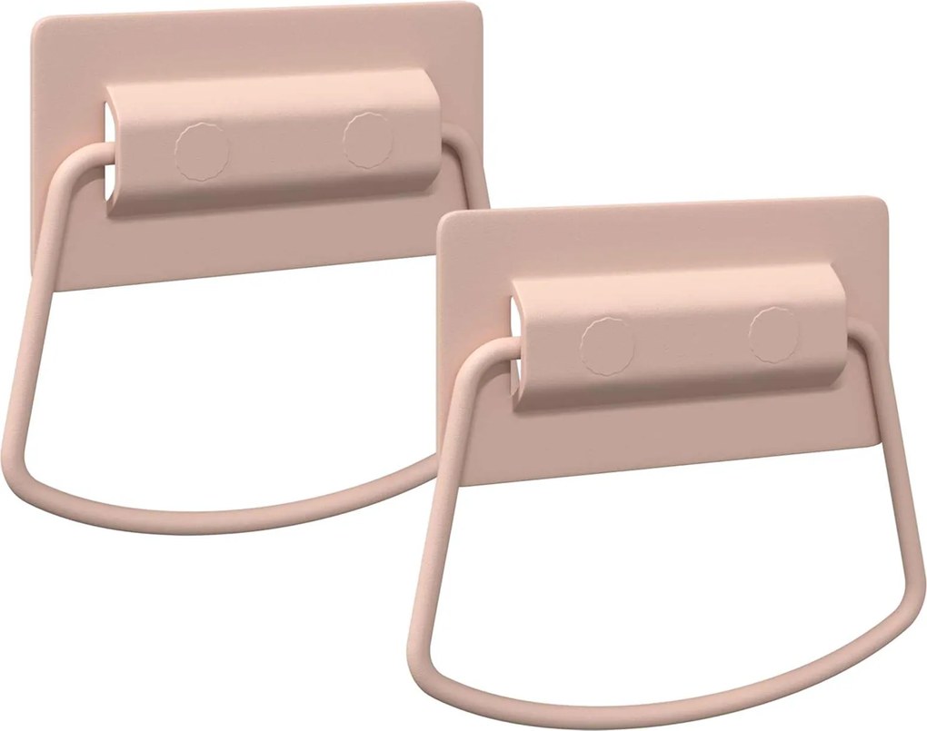 vidaXL Mânere pentru dulap 2 pcs Roz 85 x 45 mm Metal