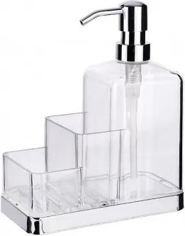 Dispenser detergent lichid 580 ml si suport burete Clarido Wenko