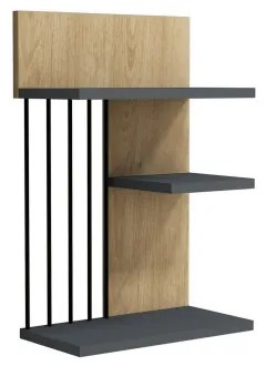 Etajeră de perete NEZMA 60x40 cm bej/antracit