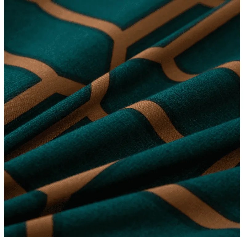 Lenjerie de pat din microfibra KERNAL verde Dimensiune lenjerie de pat: 70 x 80 cm | 140 x 200 cm