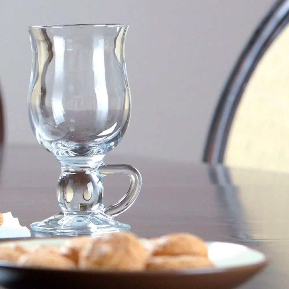 Set 2 pahare caffe latte 270ml, model bombat, Irish Coffee