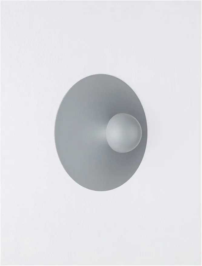 Aplica de perete LED stil minimalist EDEM gri