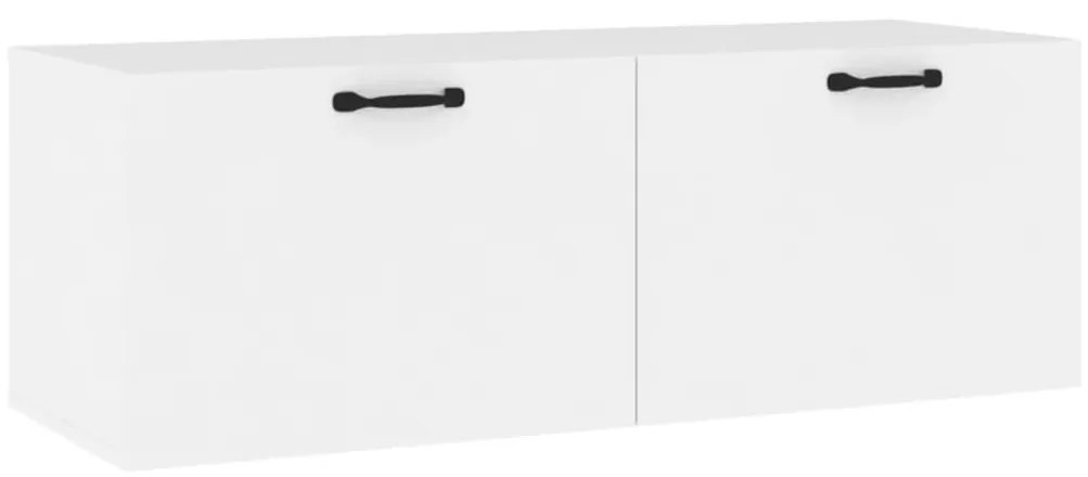 vidaXL Dulap de perete, alb, 100x36,5x35 cm, lemn prelucrat