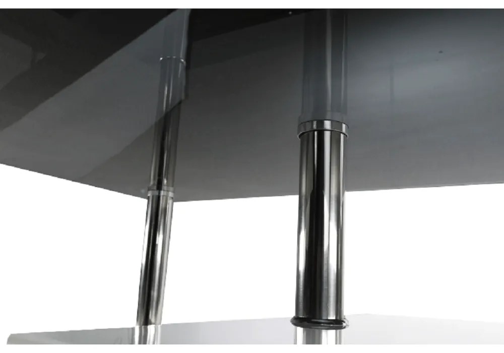 Masuta cafea, alb extra luciu ridicat HG/ sticla, SVEN