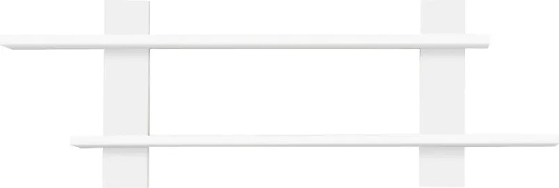 Poliță Suspendată CESIRO, ADRK Furniture (Culoare: Alb / Alb)
