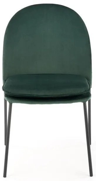 Scaun K443 Velvet Verde – l50 x A58 x H84 cm