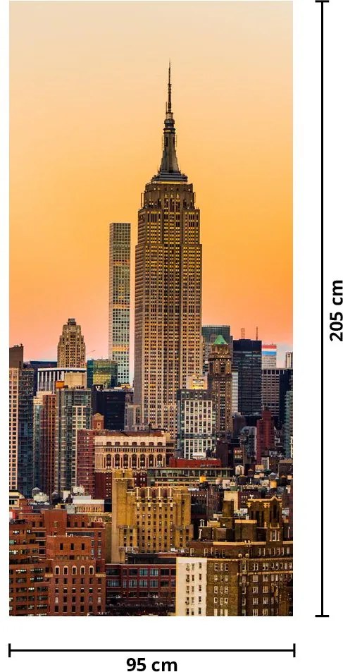 Fototapet penrtu ușă - New York (95x205cm)