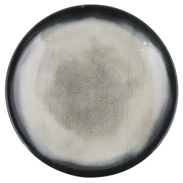 Set veselă din porțelan, 26 piese, albastru/maro