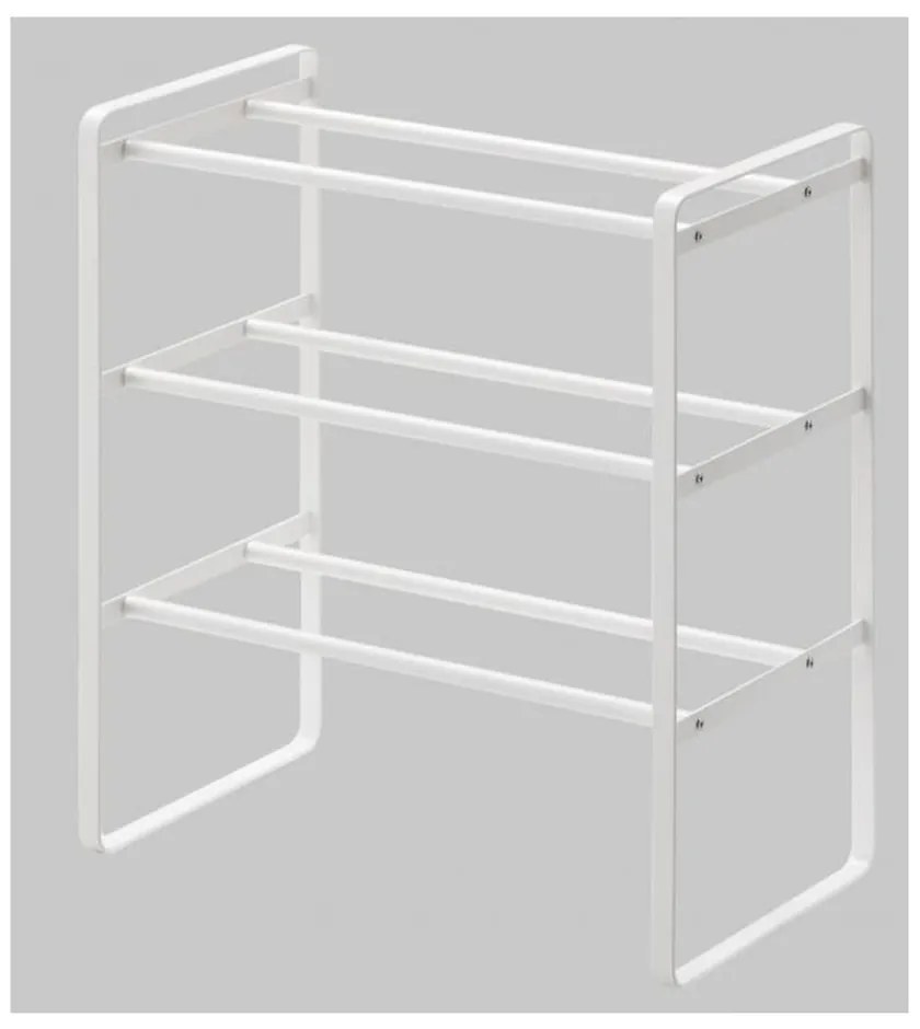 Pantofar ajustabil cu 3 etaje YAMAZAKI Maebashi, alb