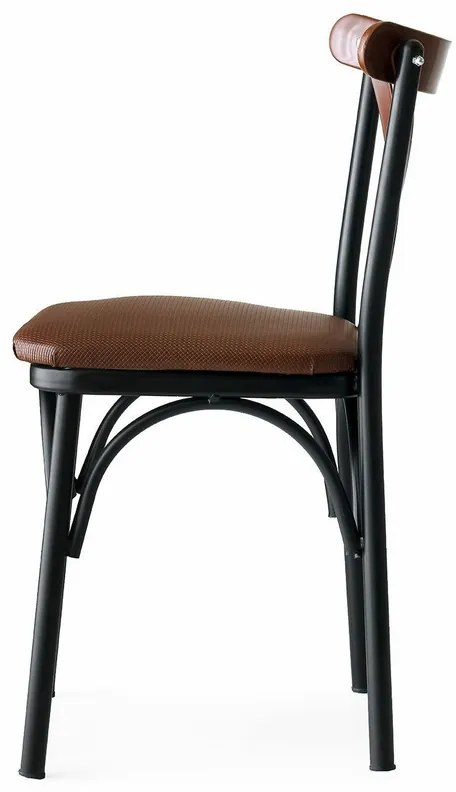Set de scaune de sufragerie Ekol Brown, 4 buc.