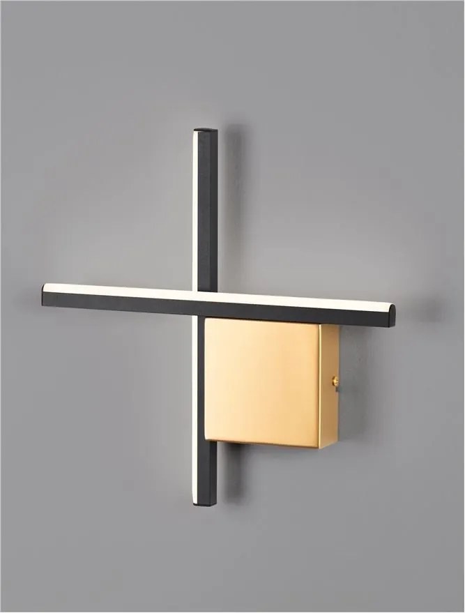 Aplica de perete cu lumina ambientala LED Cross 30cm