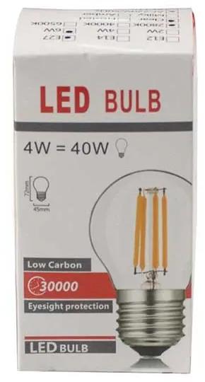 BEC LED FILAMENT 6W, E27, 480 LM, G45-6LW