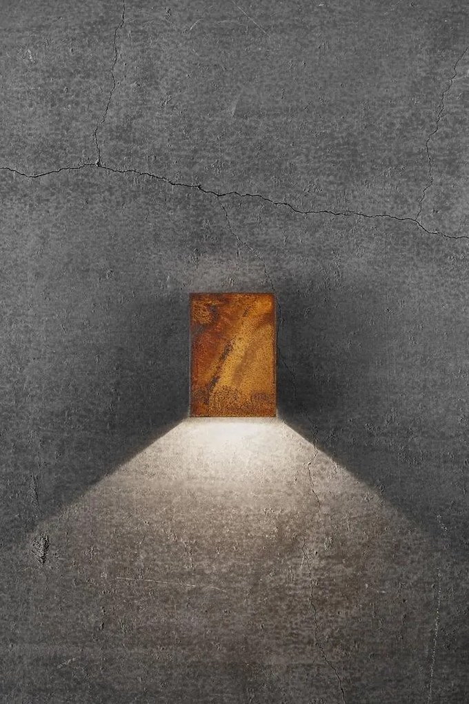 Aplica LED exterior cu iluminat up/down IP54 Fold 10 corten 2019041038 NL