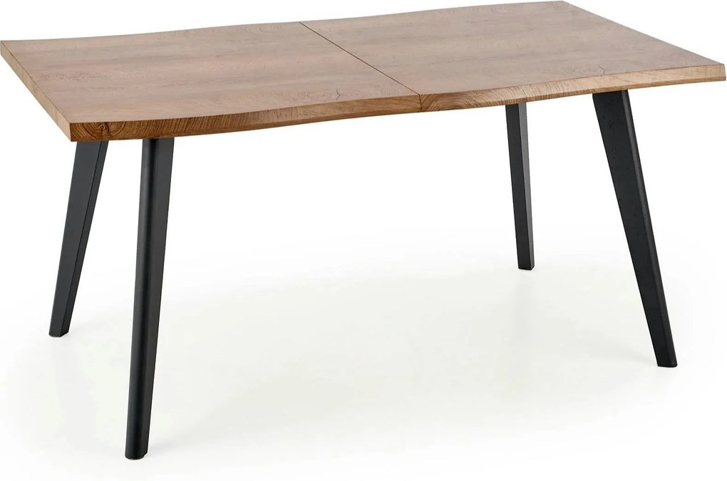 Masa extensibila bucatarie DICKSON, stejar natural, 120-180x80x75 cm