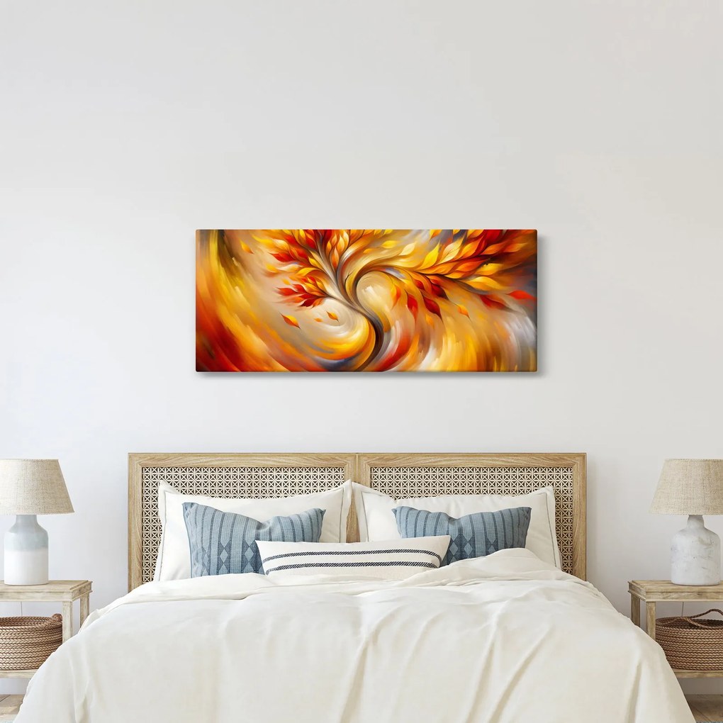 Tablou - Copac de toamnă (120x50 cm)
