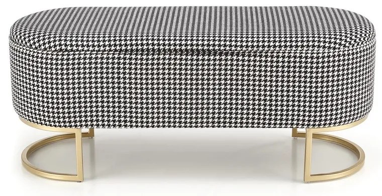 Scaun Harmon, negru/alb