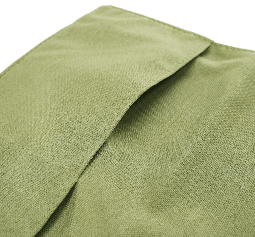 Canapea complet tapiţată 3 locuri, piele / piele ecologică verde măslin, LINSY