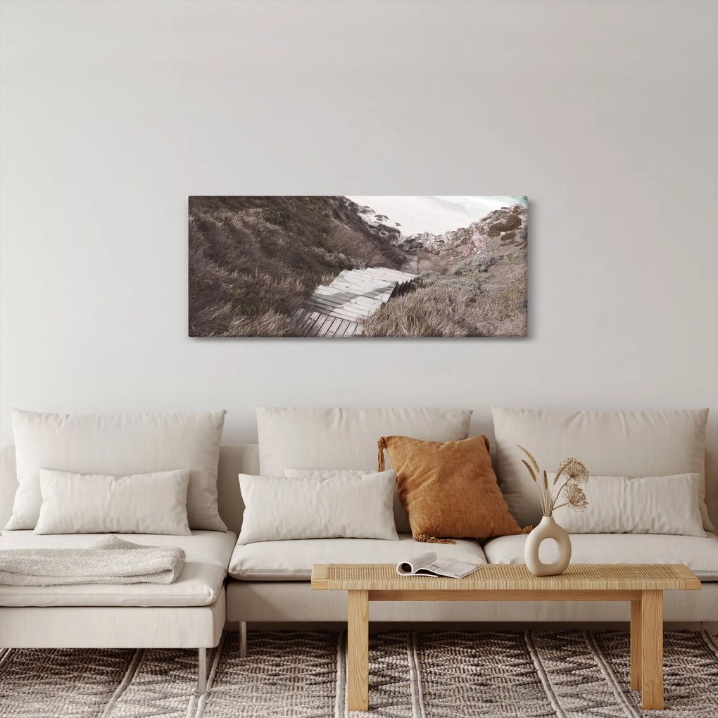 Tablou - Călătorie spre Marea de Smarald (120x50 cm)