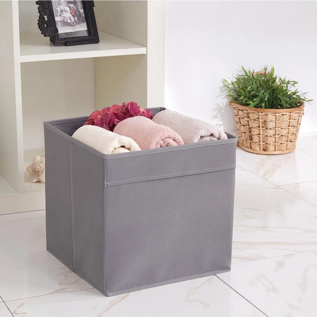 Cutie de depozitare din pâslă, Aberto Design, Culoare: Afumat