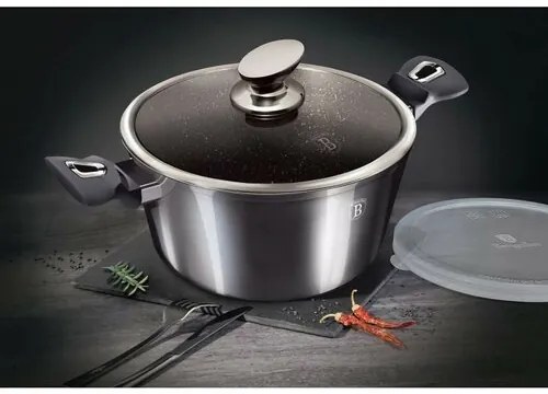 Berlinger Haus Cratiță Shiny Black Collection, 28cm