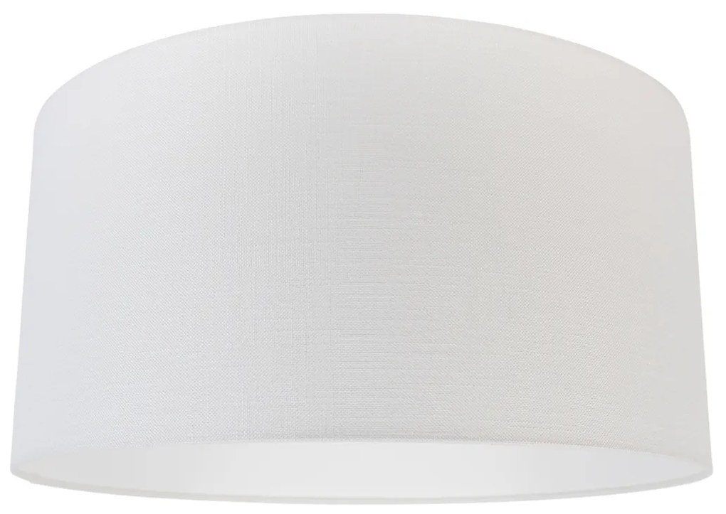 Abajur din material textil alb 50/50/25