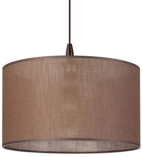 Lustră LED pe cablu NOEL 1xE27/60W/230V maro