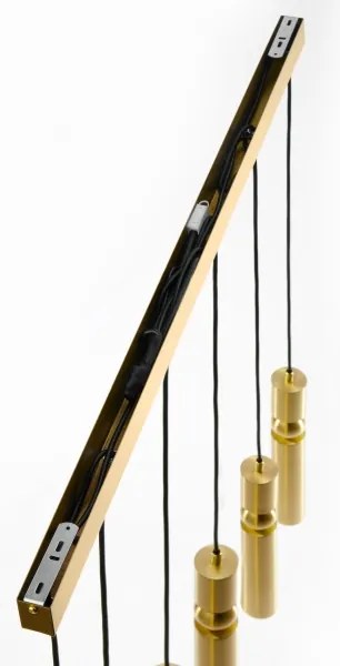 Lustră pe cablu Jupiter 2011 ALAS 6xGU10/10W/230V auriu