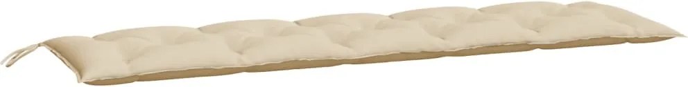 vidaXL Pernă bancă de grădină, bej, 180x50x7 cm, material oxford