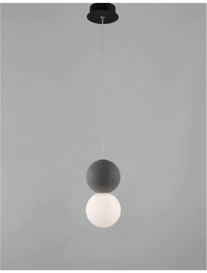Pendul design modern ZERO, beton gri NVL-9704191