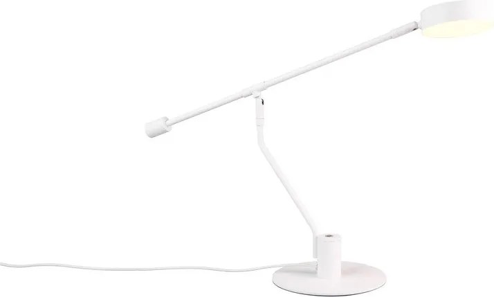 Veioză alb mat LED cu structură flexibilă (înălțime 64 cm) Manduro – Trio