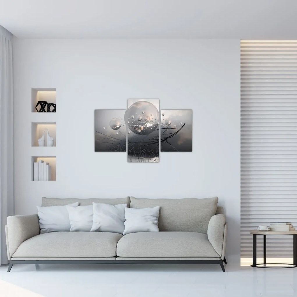 Tabloul bilelor abstracte (90x60 cm)