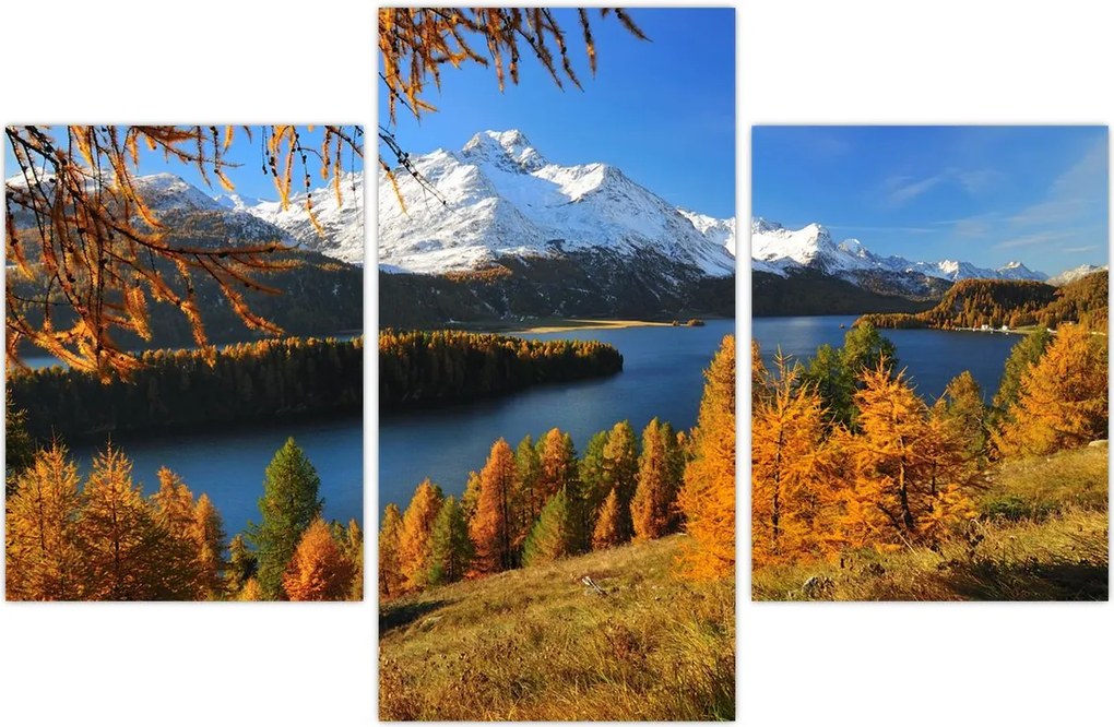 Tablou - Toamna în Alpi (90x60 cm)