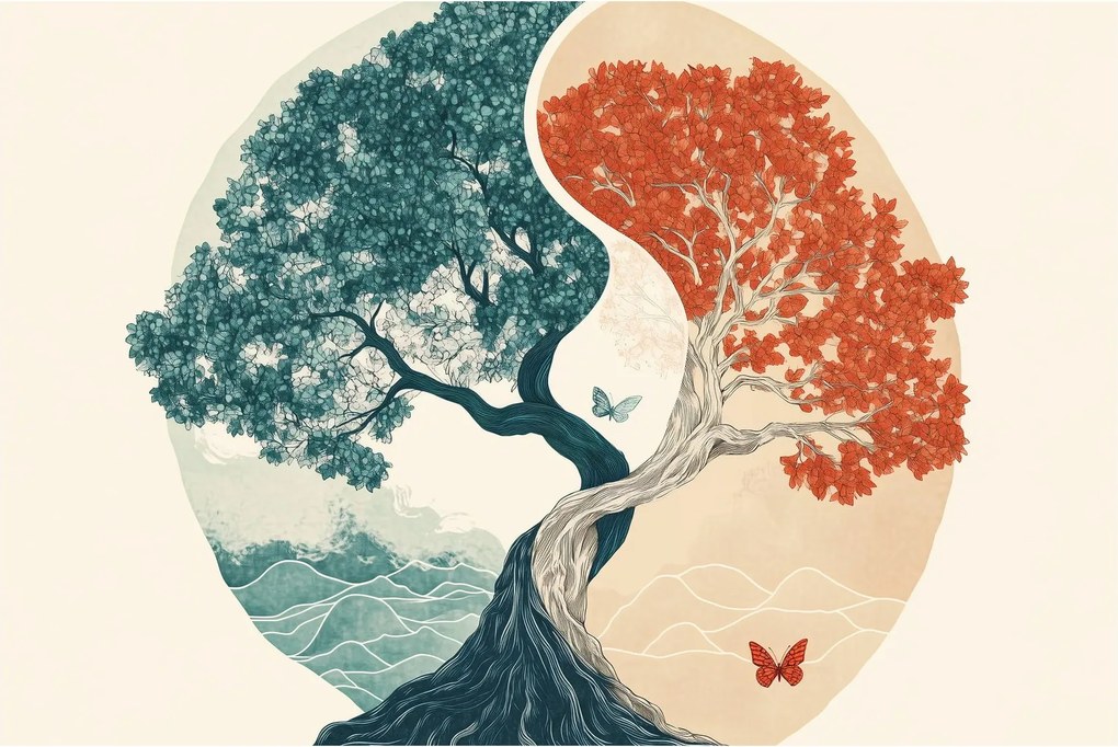 Tablou – Arbore plin de energie (90x60 cm)