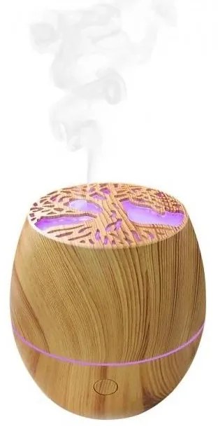 Winner Group - Difuzor de aromă cu ultrasunete și umidificator de aer LED RGB, 120 ml