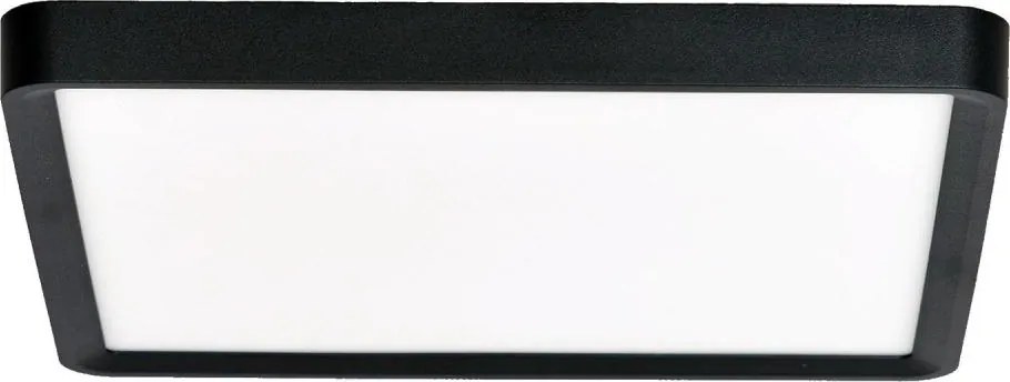 Fulgur s-43101 - Plafonieră LED NOMY, 24 W, 230 V, CCT, IP40, 30 x 30 cm, neagră