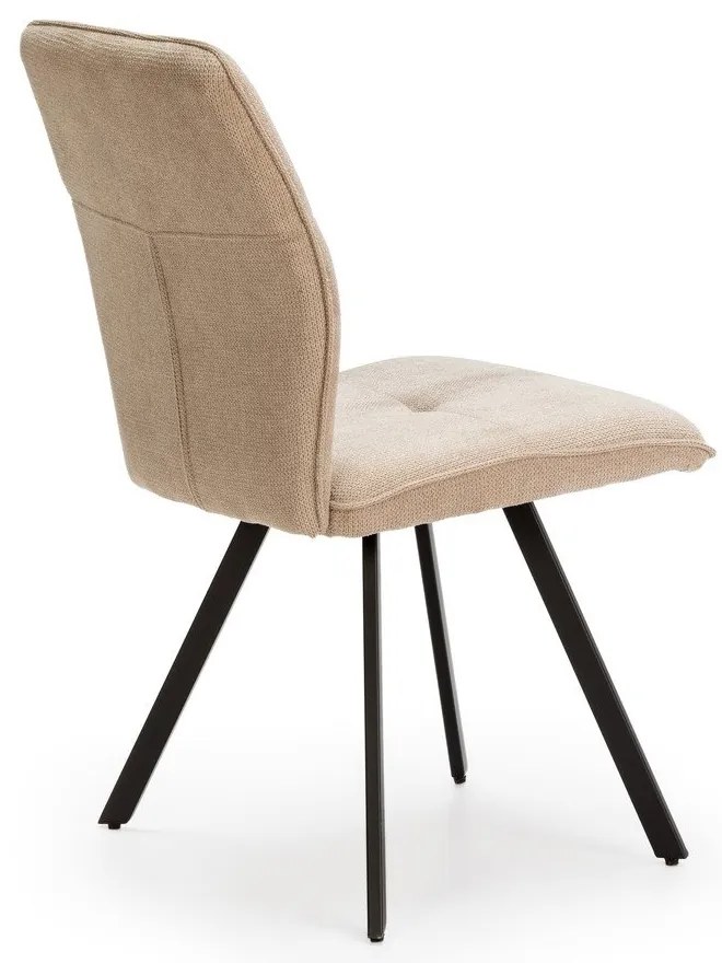 Scaune de dining bej 4 buc. Mery – Marckeric