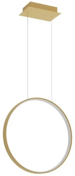 Lustră LED pe cablu RIO LED/30W/230V CRI90 3000K d. 55 cm auriu Thoro TH.220