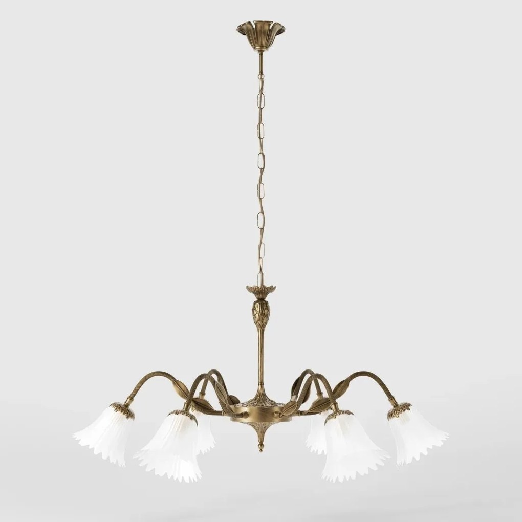 Candelabru din alama cu detalii gravate Dalida