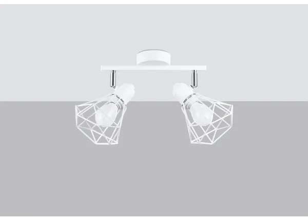 Spot ARTEMIS 2xE14/40W/230V alb Sollux SL.1103