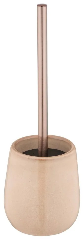 Perie de WC bej din ceramică Sirmione – Wenko