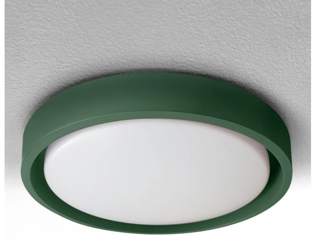 Brilagi - Plafonieră LED MATTEO, 24 W, 230 V, Ø 31 cm, verde